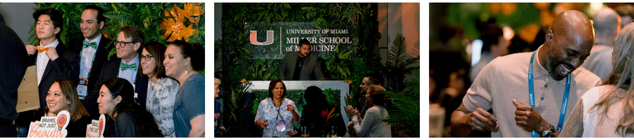 Guests mingling at a previous Miami Spice reception