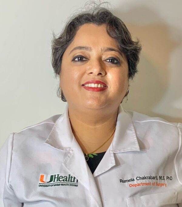 Rumela Chakrabarti, MS, PhD