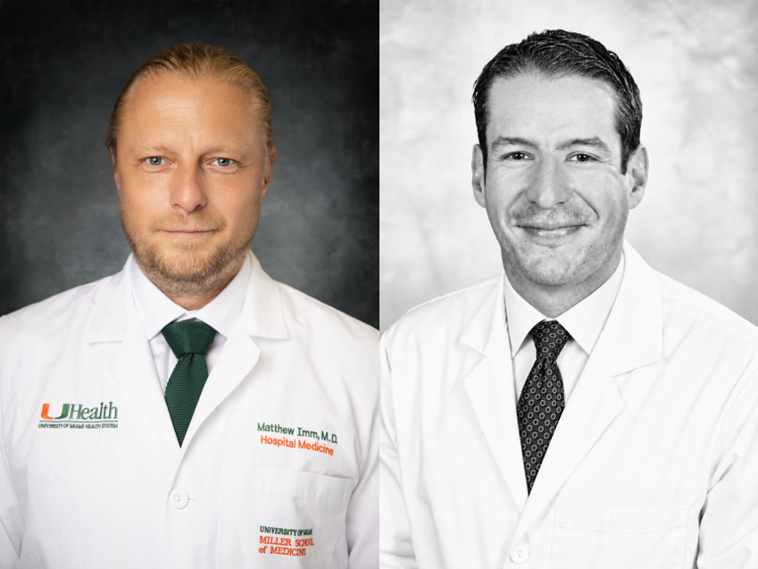 Dr. Matthew Imm and Dr. Antonio Jimenez Jimenez